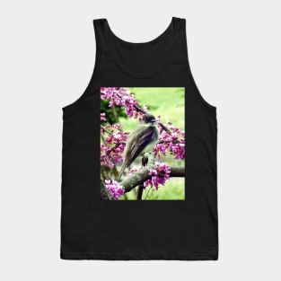 Phoebe in a Redbud Tree Tank Top